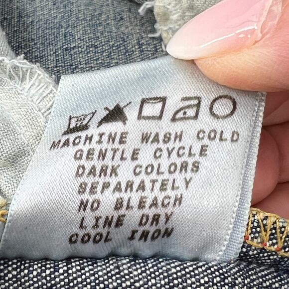 ALLEN B By Allen Schwartz Cropped Rhinestone Bling Jeans Size 29 - Picture 10 of 11